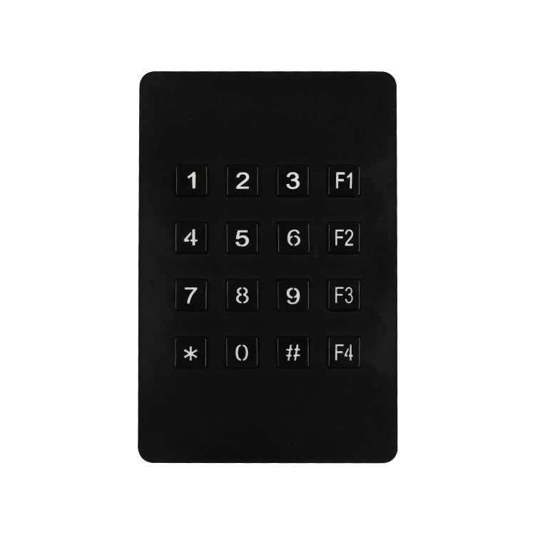 22 keys plastic illuminated ABS matrix elevator keypad B203