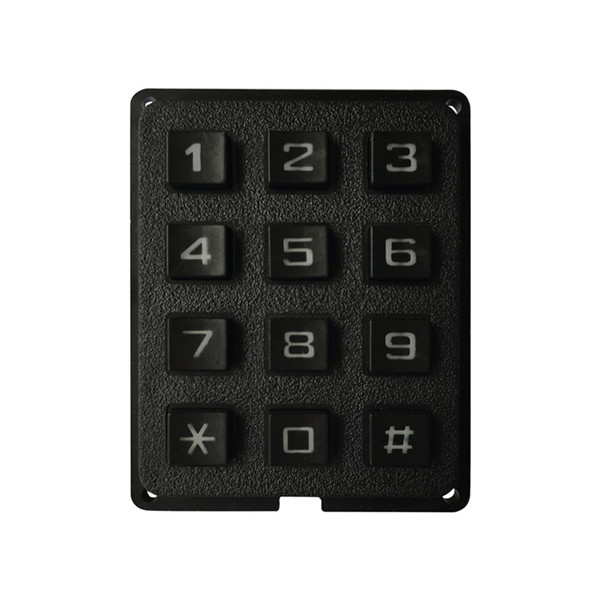Plastic numeric keypad outdoor keypad 3x4 matrix keypad B110