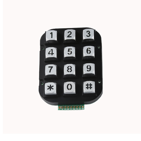 Metallic access control keypad B663
