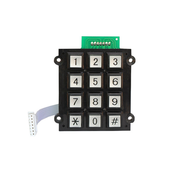 12 keys rs232 numeric keypad B501