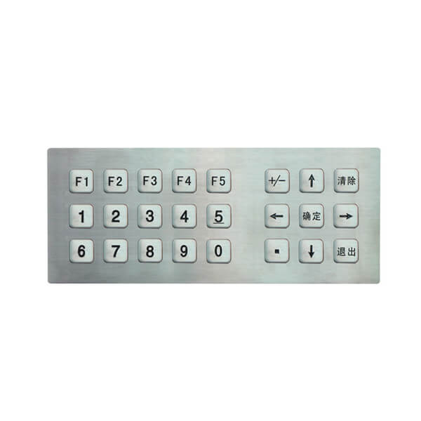 Stainless steel numeric 3x8 matrix custom cellphone keypad B769