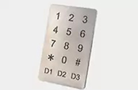 Xianglong New stainless steel touch-screen control metal Keypad Be Launched